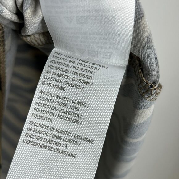 Susan Graver Women’s Top Small Animal Print Zebra Tunic Stretch Lightweight - Picture 4 of 8